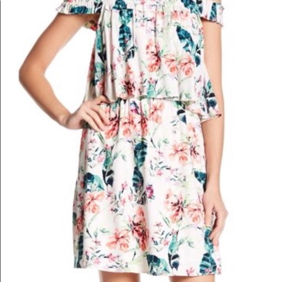 Sanctuary Monaco Printed Popover Dress In Paradise - Picture 3 of 3